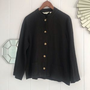 Orvis Black Crinkle Jacket L